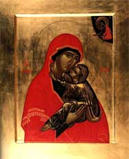 Святая Анна с младенцем Марией.